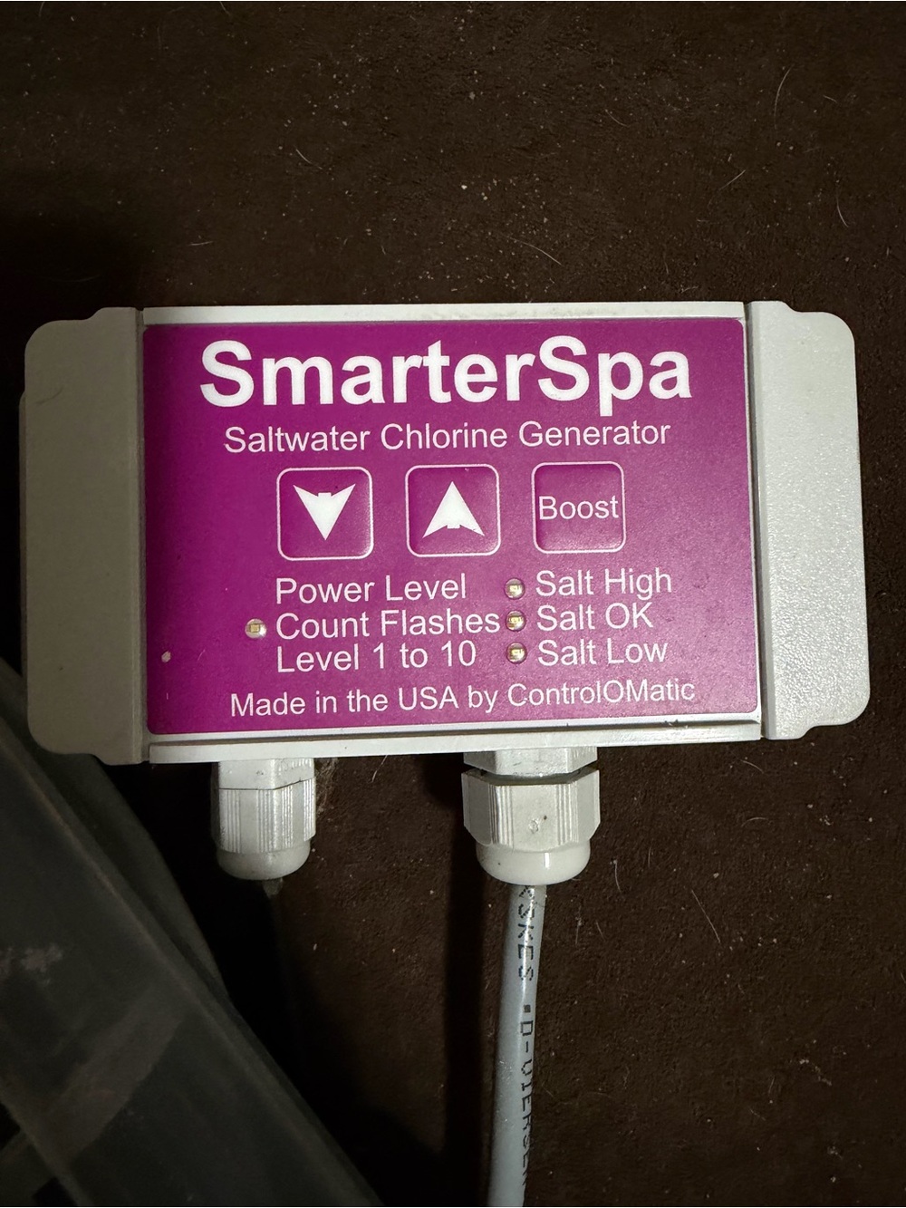 Saltwater Chlorine Generator Control Module - Purple